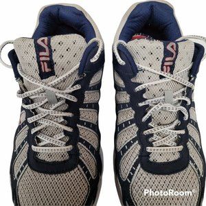 SALE!!! FILA Size 13 Blue Grey Sneakers Walking/Running Shoes RN 91175